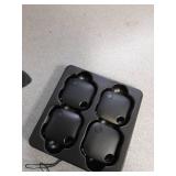 Air Tracker Tags-4 Pack for Android, Bluetooth Tracker Works with Googleâs Find Hub | Android Only | Replaceable Battery | Water- Resistance | Item Finder for Luggage, Wallet, Key,Suitcases - Ret