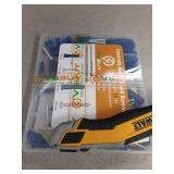 VGBUY 180PCS Conical Concrete Anchors and Screws Assortment Kit, 90PCS Concrete Wall Anchors, 90PCS Self Tapping Screws for Masonry Stucco Brick Cement Cinder Block Tile, with 2PCS Drill Bit - Retail: