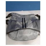 Hoedia Sports Drawstring Backpack - String Swim Gym Bag with Shoes Compartment and Wet Proof Pocket for Women/Men (Dark Grey) - Retail: $26