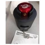 2026 Upgraded Trailer Lock Fits 2-5/16 Inch Coupler, Heavy Duty Trailer Hitch Locks, Anti-Theft Trailer Coupler Lock for RV, Trailer, Boat, Pickup(Red) - Retail: $96