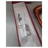 Smoking Pipe with All Accessories Kit - Includes Handmade Churchwarden Rosewood Smoking Pipe Model #0420, Pipe Tool, Pipe Cleaners, moisturizer Balls, Wooden Pipe Stands - Retail: $40