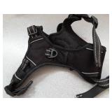 PUPTECK No Pull Dog Harness Small Sized, Adjustable Reflective Dog Harness with Handle Easy Control, Comfortable Soft Padded Pet Vest Harness for Small Dogs, Black S - Retail: $18