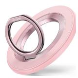 SYNCWIRE Magnetic Phone Ring Holder for MagSafe, 360Â° Rotation Cell Phone Grip Stand Finger Ring Kickstand Two-Sided Magnet Compatible with iPhone 17 Pro Max 16 15 14 13 12 MagSafe Accessories - Re