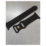 Sport Band Compatible with Apple Watch 38mm 40mm 41mm 42mm 44mm 45mm 46mm 49mm, Replacement Soft Silicone Strap Wristbands for iWatch Series 10/9/8/7/6/5/4/3/2/1 Ultra SE Women Men, Black - Retail: $9