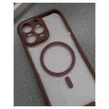 BROWN, NOT BLACK SEE PHOTOS Miracase Magnetic for iPhone 16 Pro Max Case 6.9