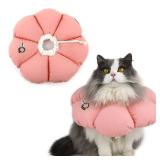 HiDREAM Cat Cone Collar,Cute Waterproof Elizabethan e Collar for Cats,Anti-Bite Lick Wound Healing Safety Cat Recovery Collar,All-Season Style - Retail: $16