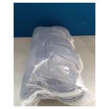 GKWW Non-Slip Desk Chair Cushion Rocking Office Chair Pad with Ties Soft Seat Cushion with High Back Support for Dorm Floor Car Office Patio (Navy Blue) - Retail: $19