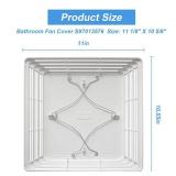 S97013576 Bathroom Fan Cover Grille for Broan NuTone Bathroom Fan, Replacement 676 684 684NT 2684F 576 Exhaust Fan Cover Bathroom Vent Covers - Retail: $18