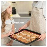Silicone Baking Mats, 3 Pack Non-Stick Mats for Baking, Silicone Baking Mats Cookie Sheet, Easy Clean & Reusable Oven Baking Sheet for Making Cookies, Macaroons, Bread - Retail: $9