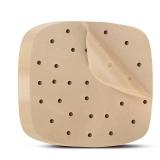 Air Fryer Parchment Paper Liners: 200PCS 8.5 inch Square Perforated parchment paper for Air Fryer, Premium Bamboo Steamer Liner for Air Fryers Baking Cooking Oven - Retail: $7