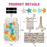 MISSING STAND 12 StarsPisngek Magnetic Reward Jar for Kids â Star Jar Reward System, Behavior Classroom Incentive Jar with Fun Star Chart, Suitable for Teachers Parents (Mason Jar with Stars, Kid