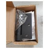 3 Pack Self Closing Door Hinges 3.5 inch Matte Black Spring Loaded Auto Close Hinges Square Corners Adjustable Tension for Interior Door 3 1/2 Auto Self-Closing Hinge - Retail: $23