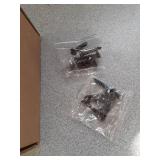 3 Pack Self Closing Door Hinges 3.5 inch Matte Black Spring Loaded Auto Close Hinges Square Corners Adjustable Tension for Interior Door 3 1/2 Auto Self-Closing Hinge - Retail: $23