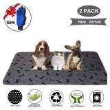 Washable Dog Pee Pads with Free Grooming Gloves,Non Slip Dog Mats with Great Urine Absorption,Reusable Puppy Pee Pads for Whelping,Potty,Training,Playpen - Retail: $26