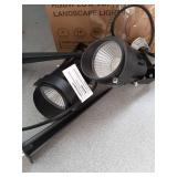 SUNVIE Christmas 12W RGB Color Changing Landscape Lights Low Voltage LED Landscape Lighting Remote Control Spotlight Waterproof Garden Pathway Christmas Decoration Outdoor, 8 Pack with Connector - Ret