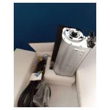 Hiorucet FIB100 Blower for Procom and Duluth Forge Gas Fireplaces, FDF300R, FDI32R, FBD32RT, FBD28T, PC36VFC, PC32VFC Ventless Fireplace. Fan Kit FIB 100 Dual Fuel Fireplace Blower Large Black Silver.