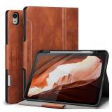 Antbox for iPad Air 13 Inch Case 2025 M3 /2024 M2, Built-in Pencil Holder, Fully Supports Pencil Pro and Pencil (USB-C), Auto Sleep/Wake Function PU Leather iPad Air 13