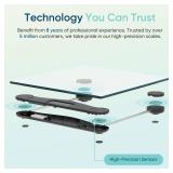 Etekcity Digital Body Weight Bathroom Scale, Large Blue LCD Backlight Display, High Precision Measurements,6mm Tempered Glass, 400 Pounds - Retail: $20