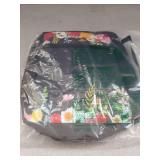 Laumoi Bible Cover Floral Bible Case with Handle and Zippered Back Pocket 10 Inch Women Bible Bag with Bookmark Portable Bible Carrying Case for Bible Study, Outdoor, Daily Commuter (Less Flower) - Re