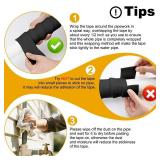 DEMEDO Pipe Insulation Tape, Pipe Wrap Insulation Foam Tape Self Adhesive, Outdoor Water Pipe Insulation Roll for HVAC, AC Line Insulation, 3 inch x 16.5 FT Heat Tape for Water Pipe, Black - Retail: $