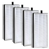 40 Replacement Filter | Compatible with MA Air Purifier 40 Series | 3-Stage Filtration with Pre-filter, High-Efficiency Core Layer, and Activated Carbon | 4-Pack - Retail: $59