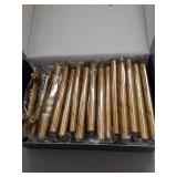 Ravinte 30 Pack 5 Inch Cabinet Pulls Brushed Brass Stainless Steel Kitchen Drawer Pulls Cabinet Handles 5âLength, 3â Hole Center - Retail: $30