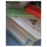 Wooden Baby Walker 3-in-1 Push Toy for Toddlers, Montessori Sensory Activity Center with Pretend Kitchen, Adjustable Speed Learning Walker, Safe Wooden Toy, Ideal Gift for Boys and Girls - Retail: $60