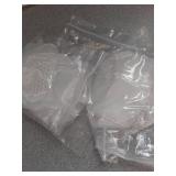 Hoogoo Pinky Toe Separators, Translucent Gel Toe Protector Spreader Small Silicone Toe Spacers, Cushions for Curled Overlapping Separate Toe Correct - Retail: $9