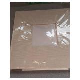 Hiwhy Scrapbook Album, 8\"x8\" DIY Photo Album with Square Window Linen Cover Kraft Paper 32 Sheets, Stylish Memory Book for Wedding, Anniversary, Family, Travel, Beige - Retail: $9