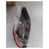 BUNKER INDUST LED Side Marker Lights Fender Flares Light Parking Lamp Compatible for 2018-2025 Jeep Wrangler JL Amber Turn Signal Lights (Smoked Lens) - Retail: $26