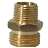 XFITTING 3/4 inch MHT x 1/2 inch MIP Hose-to-Pipe Adapter, 2 Pieces - Retail: $9