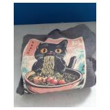 Cat Ramen Japanese Funny Kawaii Cat Graphic Mens Gifts Anime Pullover Hoodie - Retail: $35