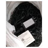 Joomer Christmas Net Lights - 12FT x 5FT 360 LED Plug-in Mesh Lights, Waterproof with 8 Modes, Timer, Connectable for Bushes, Trees, Garden, Outdoor Christmas Decor (Green Wire, White) - Retail: $26