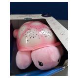 Cloud b Star Projector Nightlight with White Noise Soothing Sounds | Adjustable Settings and Auto-Shutoff | Twinkling Twilight Turtle - Pink - Retail: $40
