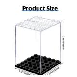 15 Display Cases Fits for Lego Minifigures, Mini-Figures Display Boxes Fits for Lego Figures Display, Single Mini-Figures Storage Case for Figures Collectors, Dust-Proof (Black) - Retail: $16