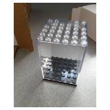 15 Display Cases Fits for Lego Minifigures, Mini-Figures Display Boxes Fits for Lego Figures Display, Single Mini-Figures Storage Case for Figures Collectors, Dust-Proof (Black) - Retail: $16