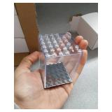 15 Display Cases Fits for Lego Minifigures, Mini-Figures Display Boxes Fits for Lego Figures Display, Single Mini-Figures Storage Case for Figures Collectors, Dust-Proof (Black) - Retail: $16