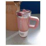 STANLEY Quencher ProTour Flip Straw Tumbler with Leakproof Lid 14 oz| Built-In Straw & Handle | Cupholder Compatible for Travel | Insulated Stainless Steel Cup | BPA-Free | Port Shimmer - Retail: $25