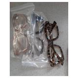 FSRTEP Oprah Style Readers for Women - 3 Pack Stylis Style Reading Glasses with Blue Light Blocking and Spring Hinge HBK +2.25 - Retail: $10