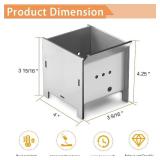 Zemibi 86624 Replacement for Vogelzang VG130, VG5770, VG5790, VG60 Pellet Stoves, Burn Pot Parts for US Stove King KP130, 5502M, Ashley 5500, 5500M, 5500XL, AP130 Firepot Inserts, Stainless Steel