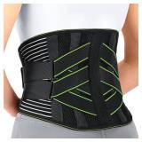 YAHA Back Brace for Lower Back Pain Relief for Women/Men with Lumbar Pad, Back Support Belt with 7 Stays for Heavy Lifting, Sedentariness, Breathable Lumbar Support for Herniated Disc, Sciatica - S - 