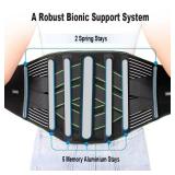 YAHA Back Brace for Lower Back Pain Relief for Women/Men with Lumbar Pad, Back Support Belt with 7 Stays for Heavy Lifting, Sedentariness, Breathable Lumbar Support for Herniated Disc, Sciatica - S - 