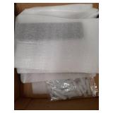 Starunder 6 Pack Floating Shelf Brackets, 6 Inch Heavy Duty Industrial Shelf Bracket, Black Metal L Brackets for Shelves Support DIY(1/5 Inch Thicked) - Retail: $20