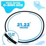 Aquatonics Pool Filter O-Ring Replacement for 21\" Sta-Rite System 3, DE SD S7D75, S7M120, S7M400, S7MD60, S7MD72, S7S50 â Heavy-Duty Rubber O-Ring Replacement for 24850-0008 or O-485 - Retail: $