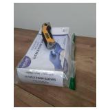 ProCure [200 Count] Disposable Nitrile Gloves Small - Powder Free, Rubber Latex Free, Medical Exam Grade, Non Sterile, Ambidextrous - Soft with Textured Tips - Cool Blue - Retail: $24