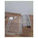 PLASTIC CRACKED SEE PHOTOS SPEDOL Kitchen Cabinet Straw Holder: Acrylic Organizer and Hanging Lid Rack with Adhesive for Door â Cup Tumbler Accessories Storage Set - Retail: $15