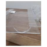 PLASTIC CRACKED SEE PHOTOS SPEDOL Kitchen Cabinet Straw Holder: Acrylic Organizer and Hanging Lid Rack with Adhesive for Door â Cup Tumbler Accessories Storage Set - Retail: $15