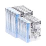 Amazon Basics Roll-Up Travel Compression Storage Bags for Clothes and Towels, No Vacuum Needed, Clear, 12 Pack (6 Small & 6 Medium) - Retail: $12