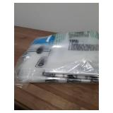 Amazon Basics Roll-Up Travel Compression Storage Bags for Clothes and Towels, No Vacuum Needed, Clear, 12 Pack (6 Small & 6 Medium) - Retail: $12