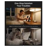 Anlmz 3 in 1 Charging Station for iPhone, Wireless Charger for iPhone 17 16e 16 15 14 13 12 11 X Pro Max & Apple Watch - Wireless Charging Station for AirPods 4 3 Pro - Retail: $16